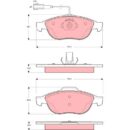 ALFA ROMEO 147 156 LANCIA LYBRA КОЛОДКИ ПЕРЕДНЯЯ TRW