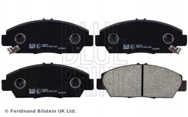 ТОРМОЗНЫЕ КОЛОДКИ ПЕРЕДНИЕ ADH24248 BLUE PRINT HONDA
