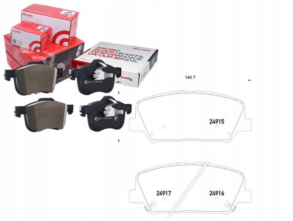 Brembo P 30 065 набор тормозных колодок, дисковые тормоза