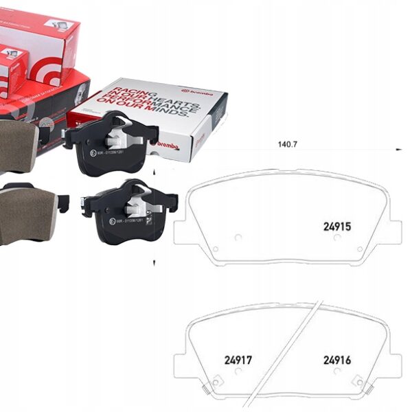 Brembo P 30 065 набор тормозных колодок, дисковые тормоза