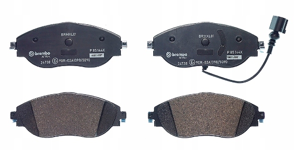 Brembo P 85 144x набор тормозных колодок, дисковые тормоза
