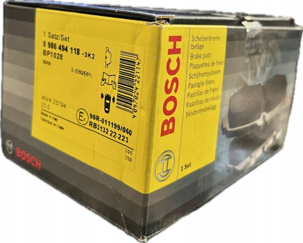Bosch 0 986 494 118 набор тормозных колодок, дисковые тормоза