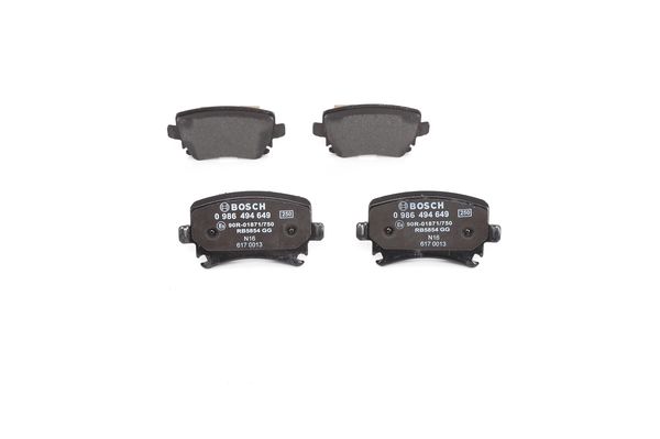 Bosch 0 986 494 649 набор тормозных колодок, дисковые тормоза