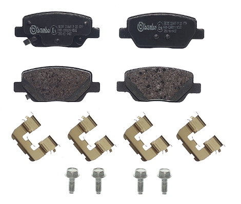 Brembo P 23 179 набор тормозных колодок, дисковые тормоза