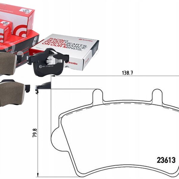 Brembo P 59 039 комплект тормозных колодок, дисковые тормоза