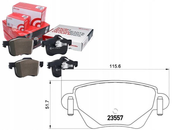Brembo P 68 028 комплект тормозных колодок, дисковые тормоза