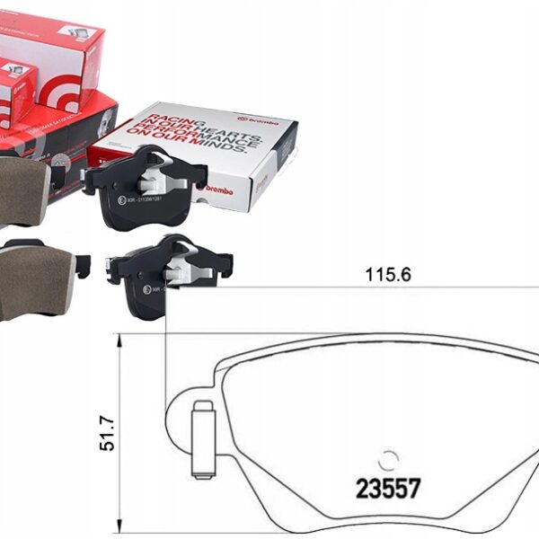 Brembo P 68 028 комплект тормозных колодок, дисковые тормоза