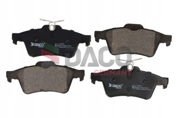DACO 323629 тормозные колодки задние Kuga FOCUS II VECTRA C C30 V40 V50 508