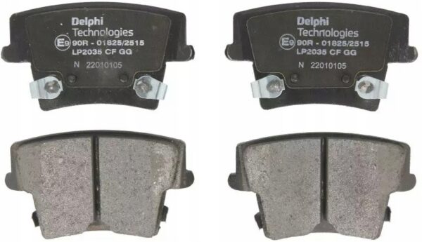 DELPHI тормозные колодки задние LP2035