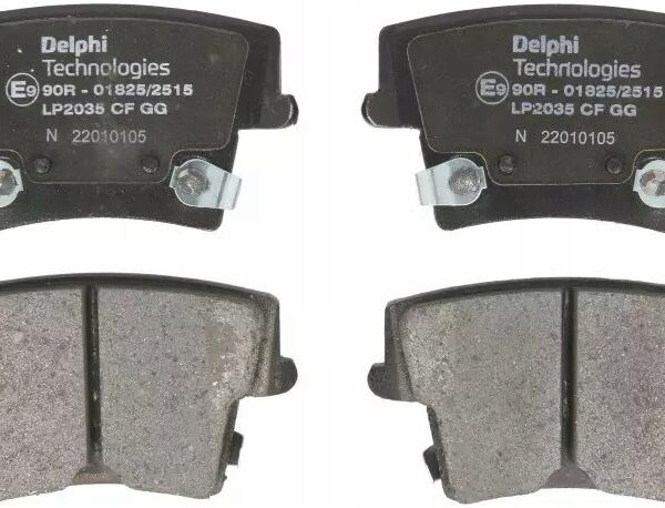 DELPHI тормозные колодки задние LP2035