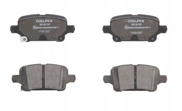ТОРМОЗНЫЕ КОЛОДКИ ЗАДНИЕ LP3218 DELPHI OPEL ASTRA