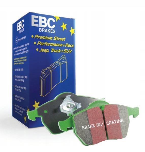 EBC DP21809 набор тормозных колодок, дисковые тормоза