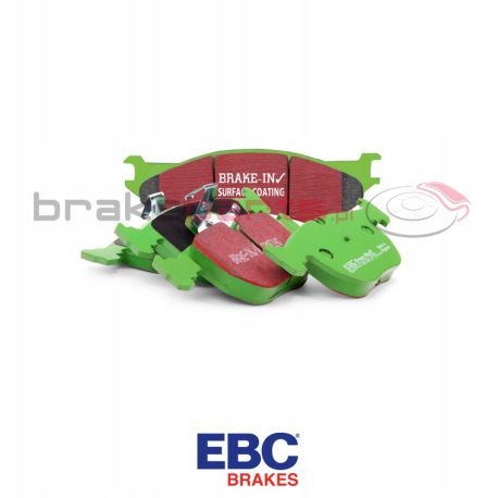 Тормозные колодки EBC BRAKES Green stuff-dp21552-передние