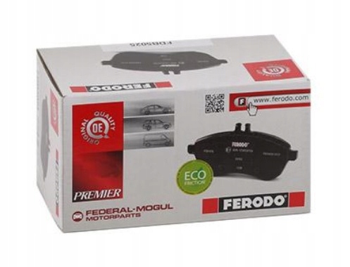 Ferodo fdb1506 набор тормозных колодок, дисковые тормоза