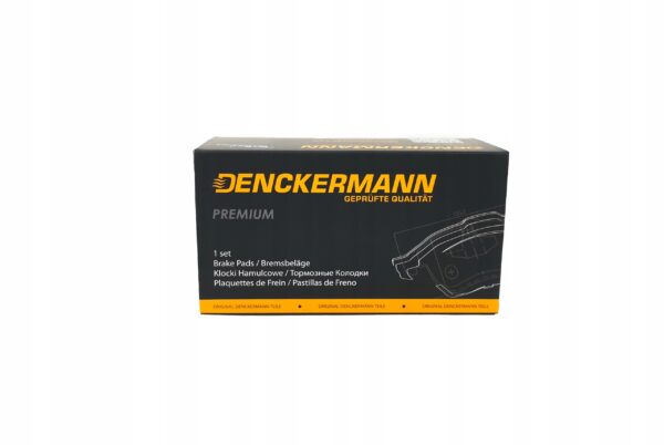 Denckermann B110572 комплект тормозных колодок, дисковые тормоза
