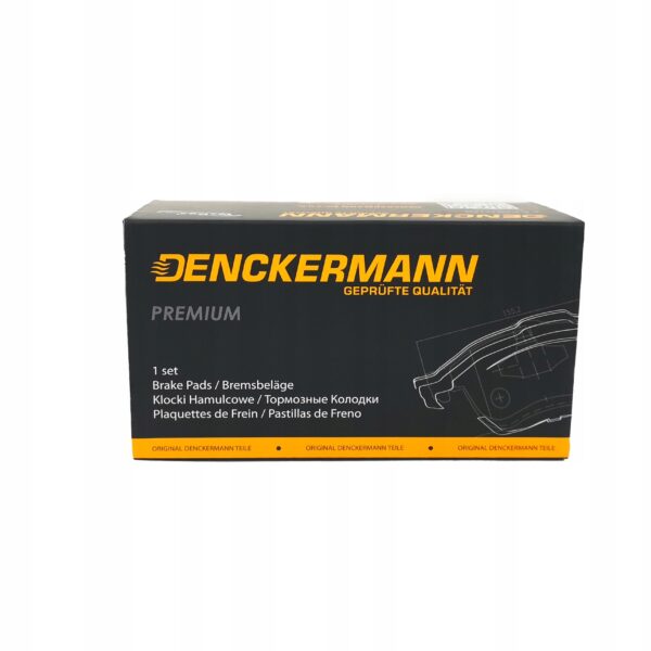 Denckermann B110572 комплект тормозных колодок, дисковые тормоза