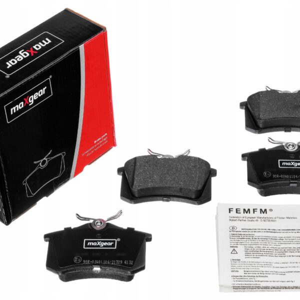 MAXGEAR КОЛОДКИ ХЭМ. ABARTH GRANDE PUNTO FIAT PUNTO 1.3 D-1.9 D
