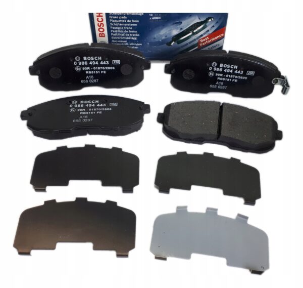 Bosch 0 986 494 443 набор тормозных колодок, дисковые тормоза