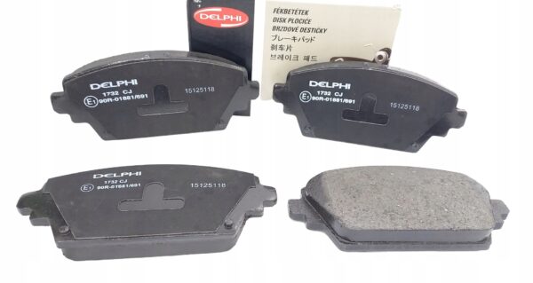 ТОРМОЗНЫЕ КОЛОДКИ ПЕРЕДНИЕ DELPHI NISSAN ALMERA TINO PRIMERA