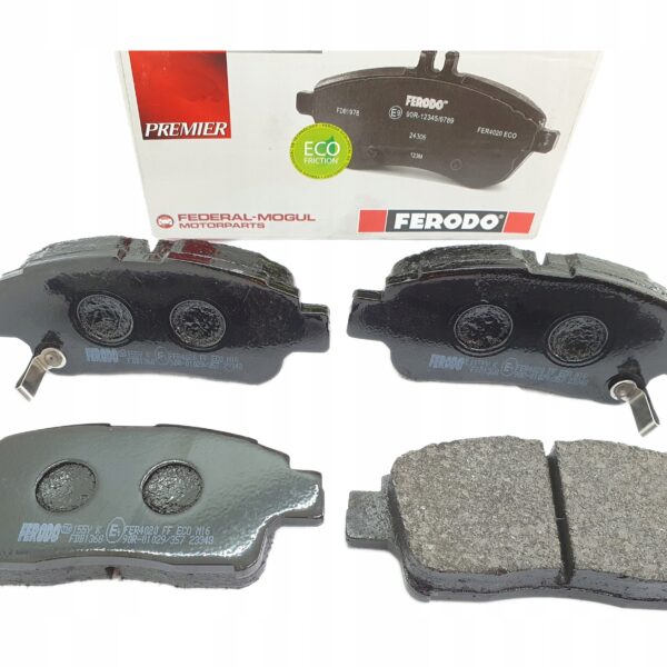 ПЕРЕДНИЕ ТОРМОЗНЫЕ КОЛОДКИ FERODO ДЛЯ TOYOTA PLANZ PROBOX VIOS YARIS VERSO