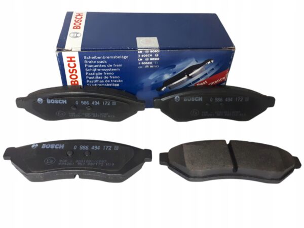 Bosch 0 986 494 172 набор тормозных колодок, дисковые тормоза