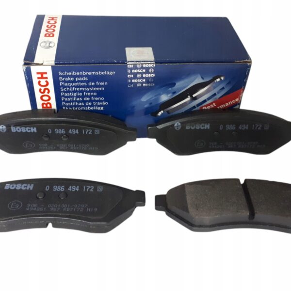 Bosch 0 986 494 172 набор тормозных колодок, дисковые тормоза
