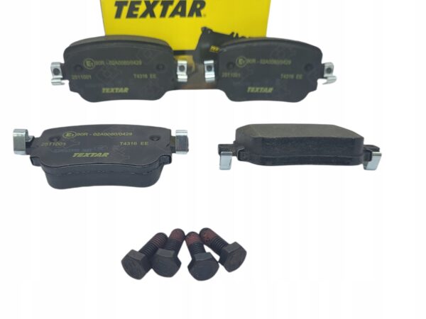 Textar 2511001 набор тормозных колодок, дисковые тормоза