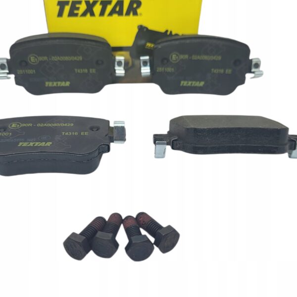 Textar 2511001 набор тормозных колодок, дисковые тормоза