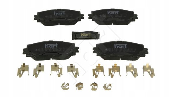 Комплект тормозных колодок Hart 256 524, дисковые тормоза