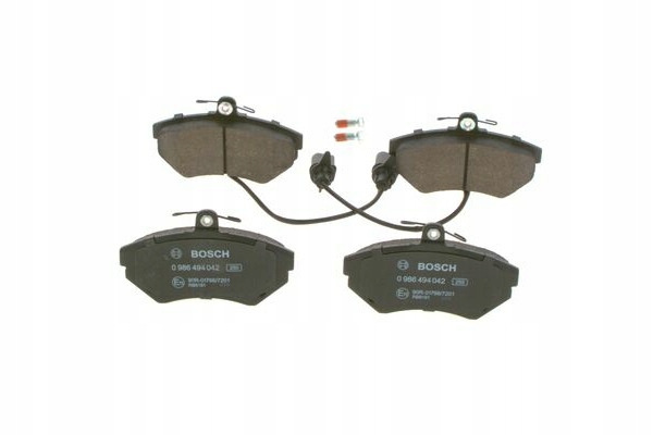 ТОРМОЗНЫЕ КОЛОДКИ ПЕРЕДНИЕ 0 986 494 042 BOSCH AUDI