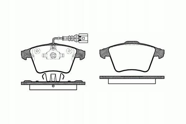 КОЛОДКИ HAM. ПЕРЕДНЯЯ ЧАСТЬ VW TOUAREG 02-