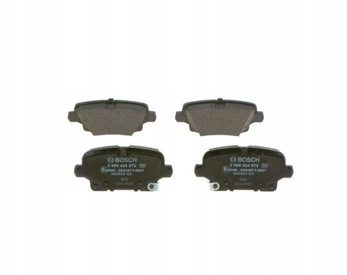 Bosch 0 986 424 872 комплект тормозных колодок, дисковые тормоза