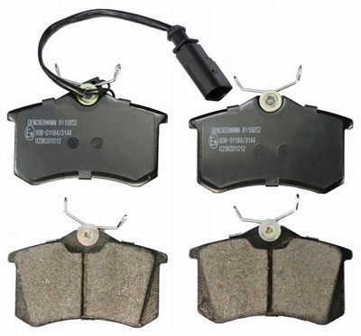 Denckermann B110852 комплект тормозных колодок, дисковые тормоза