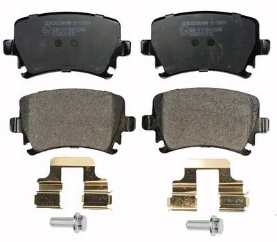 Denckermann B110859 комплект тормозных колодок, дисковые тормоза