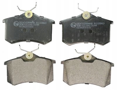 Тормозные колодки задние B110860 DENCKERMANN
