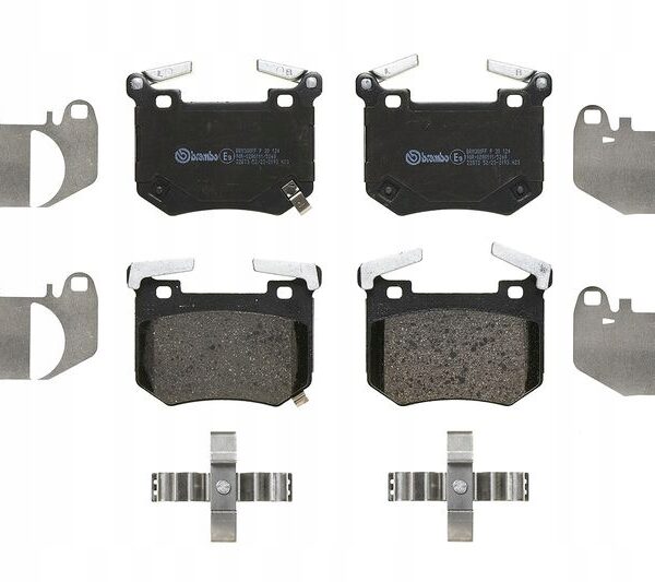 Комплект тормозных колодок, дисковые тормоза BREMBO P 30 124