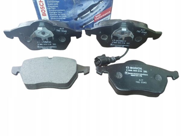 Bosch 0 986 494 018 комплект тормозных колодок, дисковые тормоза