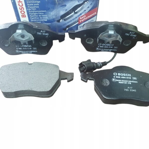 Bosch 0 986 494 018 комплект тормозных колодок, дисковые тормоза