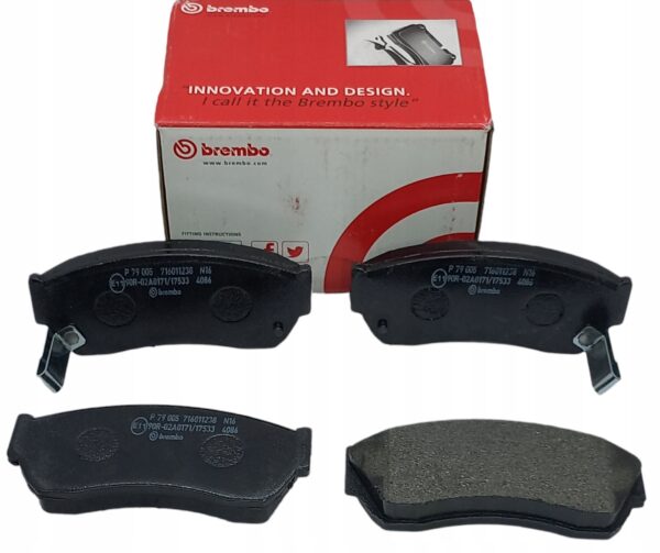 Brembo P 79 005 набор тормозных колодок, дисковые тормоза