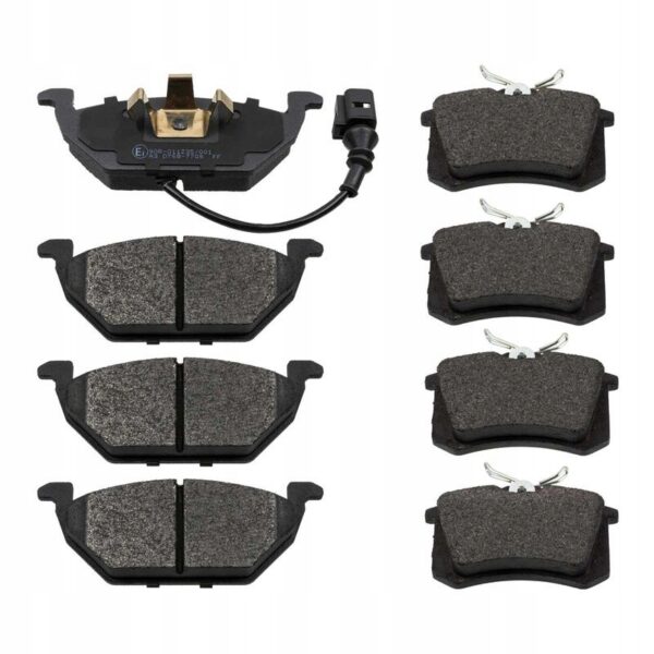 Колодки передние + задние VW GOLF 4 IV 5 V Bora AUDI A2 A3 LEON SKODA OCTAVIA