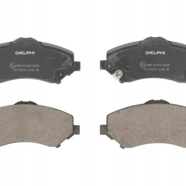 ТОРМОЗНЫЕ КОЛОДКИ ПЕРЕДНИЕ LP2143 DELPHI CHRYSLER