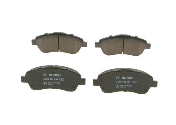 Тормозные колодки передние-BOSCH 0986494054