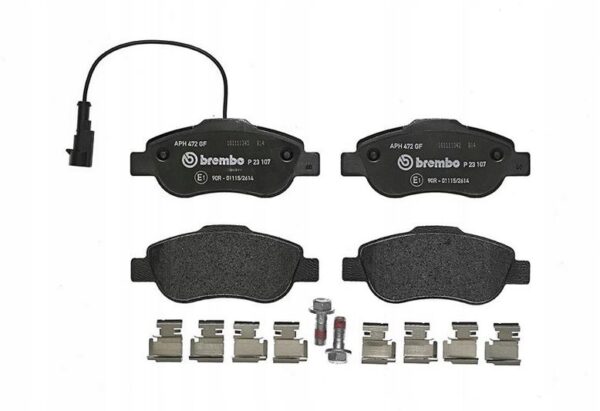Brembo P 23 107 набор тормозных колодок, дисковые тормоза