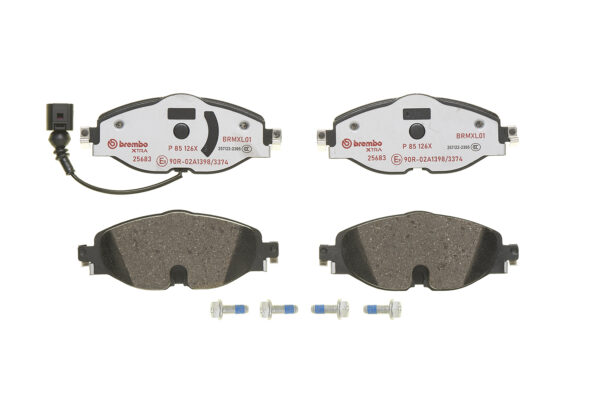 Тормозные колодки Brembo передние для Audi A3 и Seat Leon 2013-2023