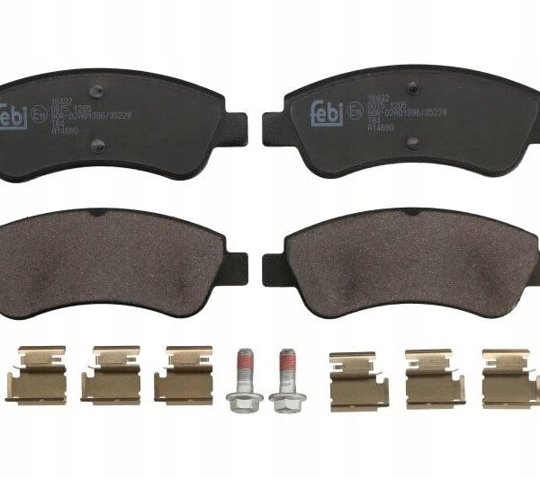 FEBI BILSTEIN передние тормозные колодки для CITROEN BERLINGO C2 C3 и II III 1996-