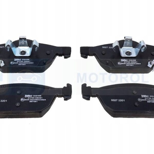 ТОРМОЗНЫЕ КОЛОДКИ ПЕРЕДНИЕ С ДАТЧИКОМ 302468 VALEO