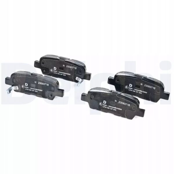 Delphi lp3158 комплект тормозных колодок, дисковые тормоза