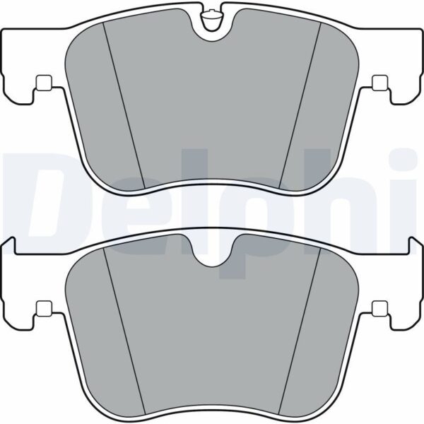 Тормозные колодки peugeot 3008 16 - - DELPHI LP3384