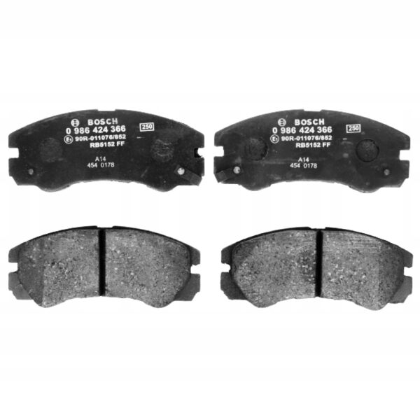 Bosch 0 986 424 366 набор тормозных колодок, дисковые тормоза