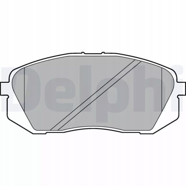 ТОРМОЗНЫЕ КОЛОДКИ ПЕРЕДНИЕ LP2294 DELPHI HYUNDAI